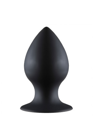 Чёрная анальная пробка Thick Anal Plug Large - 11,5 см.