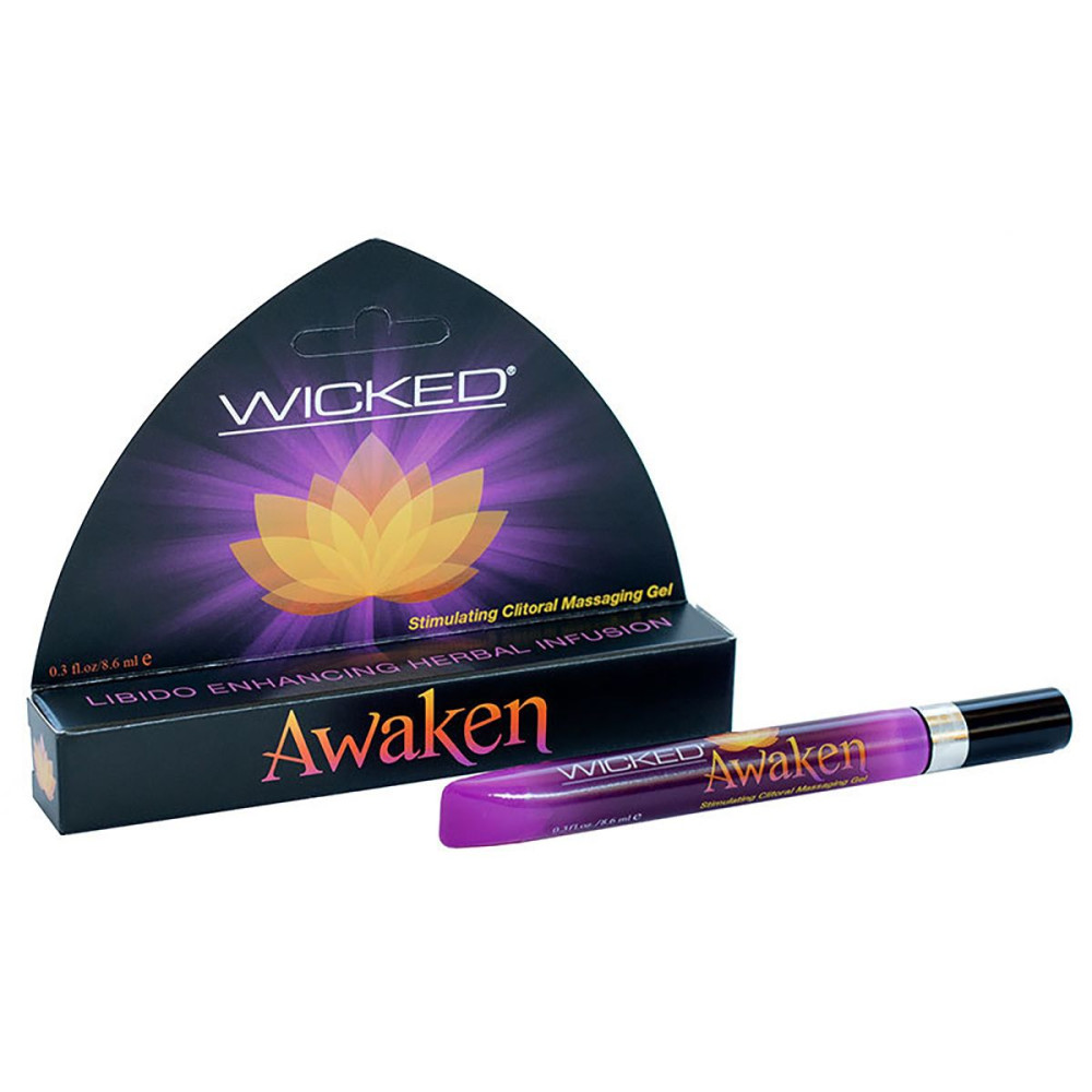 Возбуждающий массажный гель для клитора WICKED AWAKEN - 8,6 мл. Возбуждающий массажный гель для клитора WICKED AWAKEN - 8,6 мл.