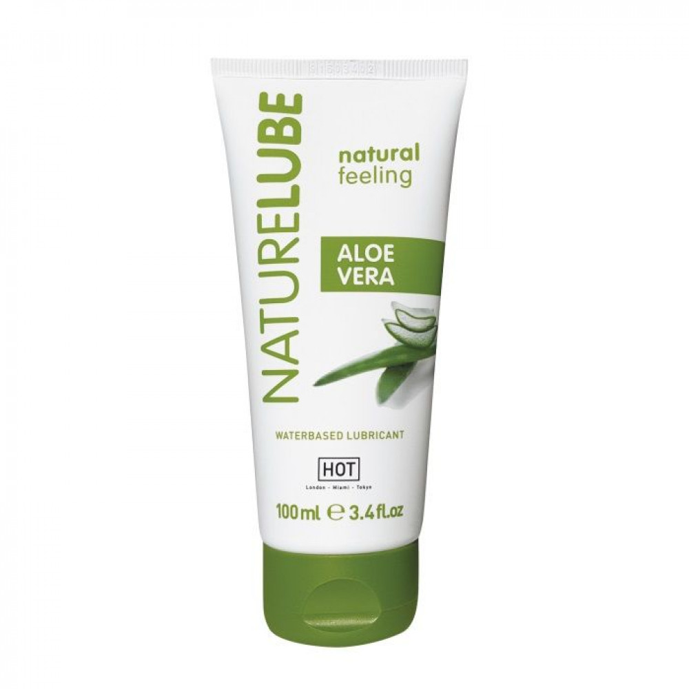 Лубрикант на водной основе NatureLube с алоэ вера - 100 мл. Лубрикант на водной основе NatureLube с алоэ вера - 100 мл.