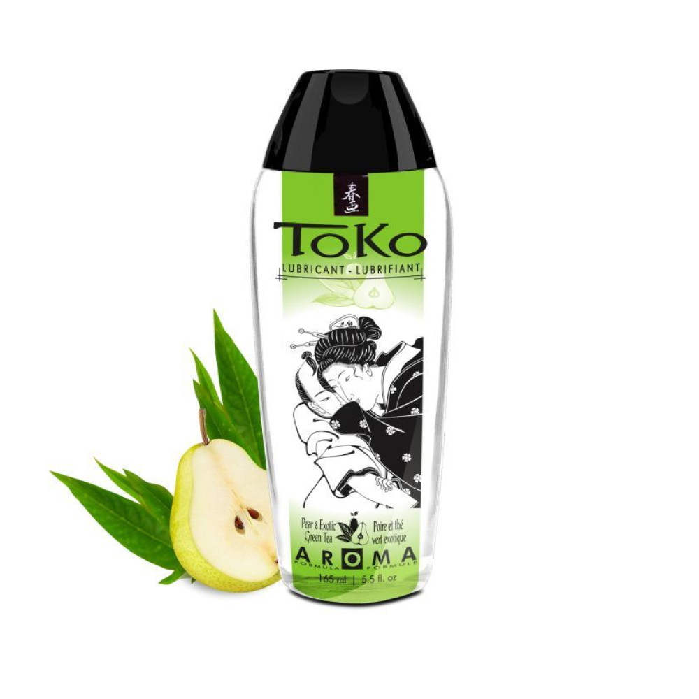 Интимный гель TOKO Pear & Exotic Green Tea с ароматом груши и зеленого чая - 165 мл. Интимный гель TOKO Pear & Exotic Green Tea с ароматом груши и зеленого чая - 165 мл.